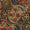 Buy Cotton Olive Colour Geometric Pattern Natural Kalamkari Fabric 2074FI Online