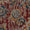 Cotton Red Colour Natural Kalamkari Fabric freeshipping - SourceItRight