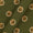 Moss Crepe Moss Green Colour Digital Geometric Print 47 inches Width Fabric freeshipping - SourceItRight