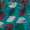 Moss Crepe Aqua Blue Colour Digital Geometric Print 46 inches Width Fabric freeshipping - SourceItRight