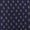 Buy Viscose Muslin Silk Feel Navy Blue Colour Batik Print Fabric Online 2128N