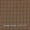 Slub Cotton Raw Umber Colour Square Checks 43 Inches Width Fabric freeshipping - SourceItRight