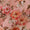 Super Fine Cotton (Mul Type) Peach Pink Colour Premium Digital Jaal Print Fabric Online 2151QH