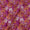 Modal Satin Lavender Pink Colour Floral Print 43 Inches Width Fabric freeshipping - SourceItRight