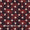 Crepe Brick Colour Polka Dot Print  43 Inches Width Poly Fabric freeshipping - SourceItRight