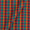 Slub Cotton Multi Colour Rangoli Checks Fabric freeshipping - SourceItRight