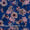 Buy Organza Violet Colour Digital Floral Print Fabric 2223BU Online