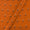 Poly Muslin Fanta Orange Colour Floral Print Fabric freeshipping - SourceItRight
