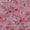 Poly Georgette Petal Pink Colour Floral Jaal Print Fabric freeshipping - SourceItRight