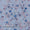 Poly Georgette Blue Blush Colour Floral Jaal Print Fabric Online 2253AR