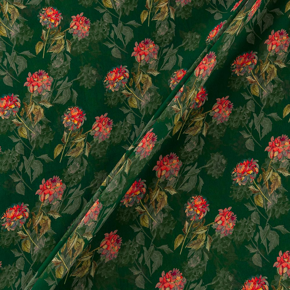 Buy Rayon Sea Green Colour Plain Dyed Fabric Online 4077CE SourceItRight