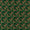 Poly Georgette Dark Green Colour Floral Print Fabric Online 2253BA