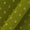 Georgette Moss Green Colour Bandhani Print Poly Fabric 2253BK 