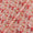 Georgette Petal Pink Colour Leaves Print Poly Fabric