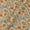 Premium Pure Linen Pale Yellow Colour Floral Print Fabric Online 2289K