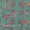 Silver Chiffon Aqua Marine Colour Digital Floral Print Poly Fabric Online 2290CX