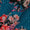 Buy Chinon Chiffon Deep Blue Colour Tikki & Thread Embroidered Fabric Online 3021A