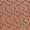 Buy Chinon Chiffon Peach Orange Colour Tikki & Thread Embroidered Fabric Online 3021D