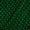 Velvet Green Colour Tikki Embroidered Fabric