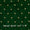 Velvet Green Colour Tikki Embroidered Fabric