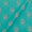 Chanderi Feel Aqua Colour Thread And Sequence Embroidered 43 Inches Width Fabric freeshipping - SourceItRight