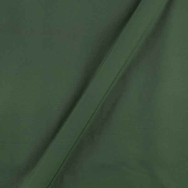 Butter Crepe Duck Green Colour Fabric Online 4001BK
