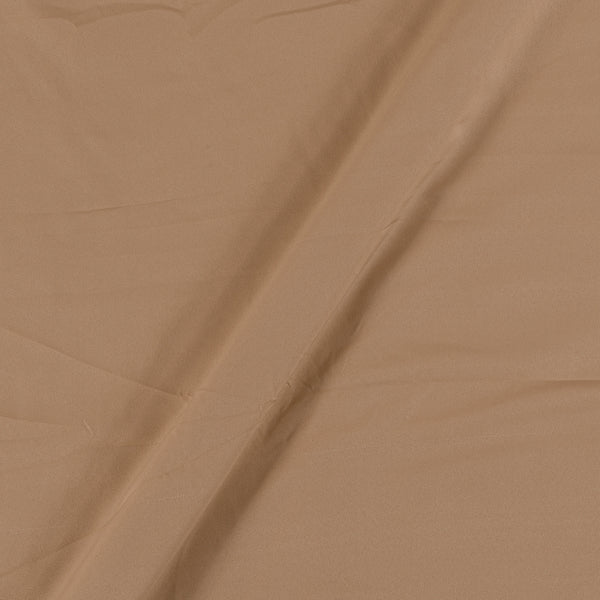 Butter Crepe Dark Beige Colour 40 inch Width Fabric freeshipping - SourceItRight