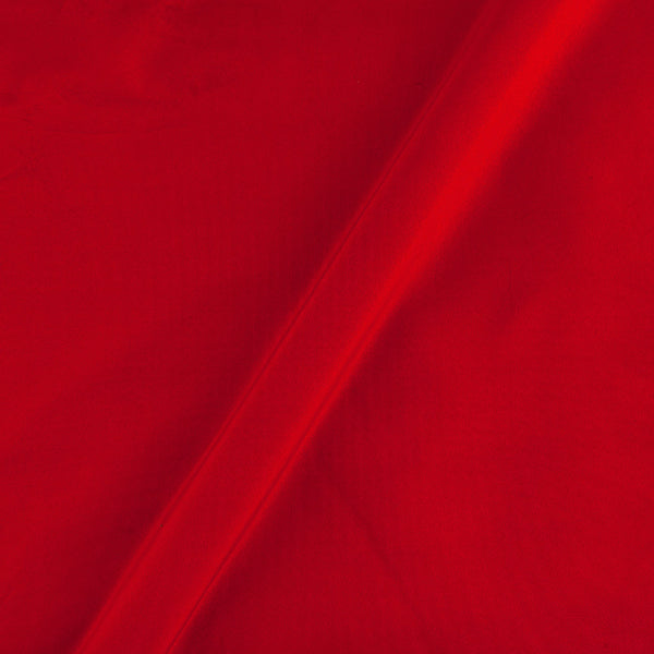 Butter Crepe Poppy Red Colour 40 Inches Width Fabric