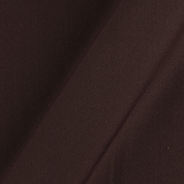 Butter Crepe Dark Coffee Colour Fabric 4001S Online