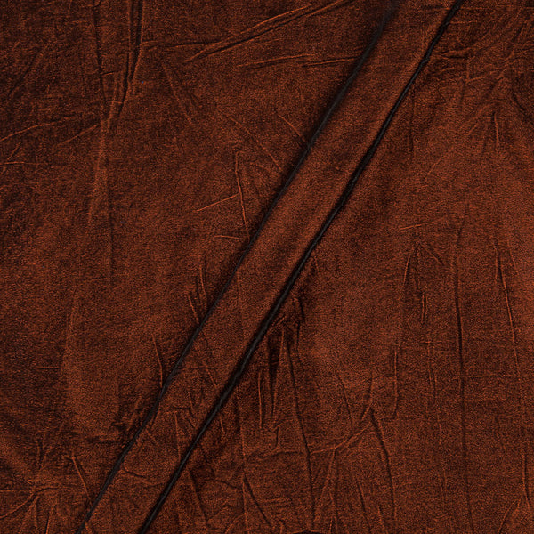 Micro Velvet Orange By Black Two Tone 43 Inches Width Fabric freeshipping - SourceItRight