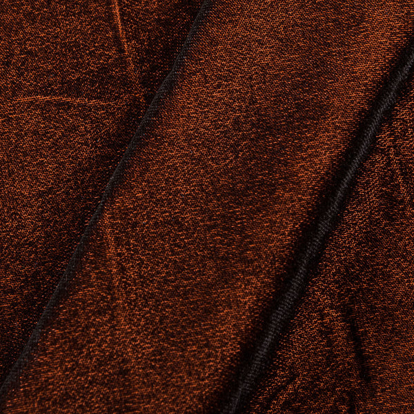 Micro Velvet Orange By Black Two Tone 43 Inches Width Fabric freeshipping - SourceItRight
