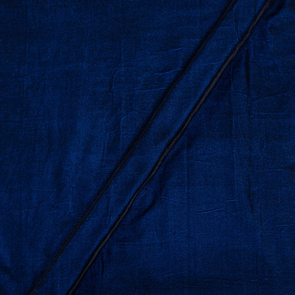 Micro Velvet Deep Royal Blue Two Tone 43 Inches Width Fabric freeshipping - SourceItRight