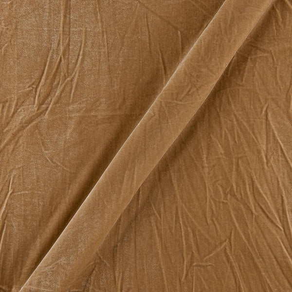 Micro Velvet Beige Colour Fabric 4005AX