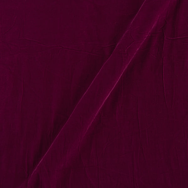 Micro Velvet Magenta Colour 46 Inches Width Fabric freeshipping - SourceItRight