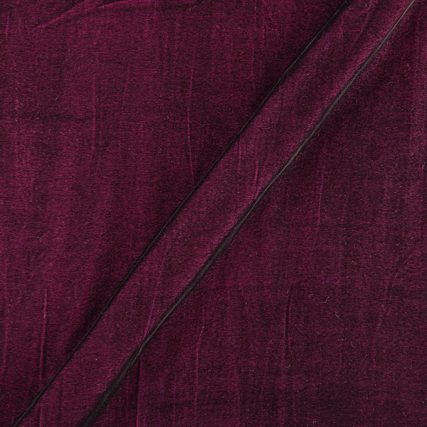 Buy Micro Velvet Red Maroon Colour Fabric Online 4005BB