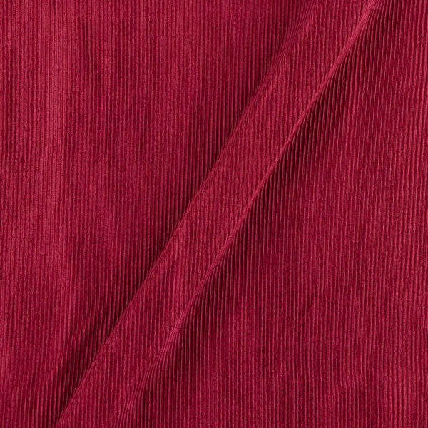Buy Maroon Colour Imported Satin Pleated Fabric Material 4012A Online