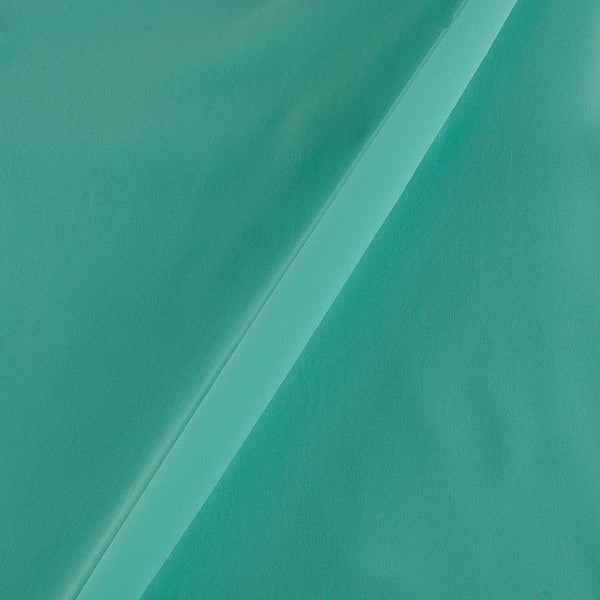 Buy Georgette Mint Colour Plain Dyed Poly Fabric Ideal For Dupatta Online 4016A