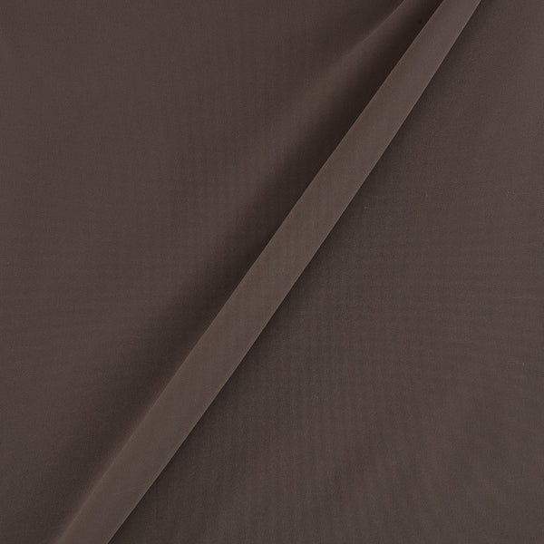 Buy Georgette Dark Grey Colour Plain Dyed Poly Fabric Ideal For Dupatta Online 4016D