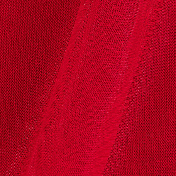 Mono Net Poppy Red Colour Plain Dyed 45 inches Width  Fabric freeshipping - SourceItRight