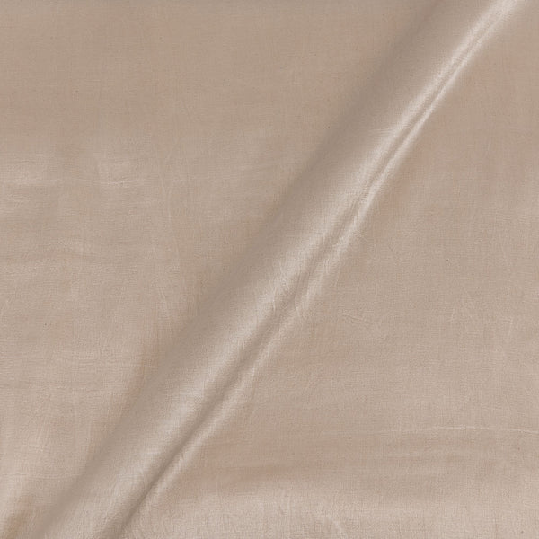 Mashru Gaji Cream White Colour Dyed Fabric Online 4072BU