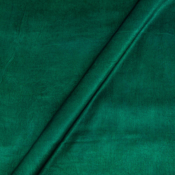 Mashru Gaji Peacock Green Colour Fabric 4072DA
