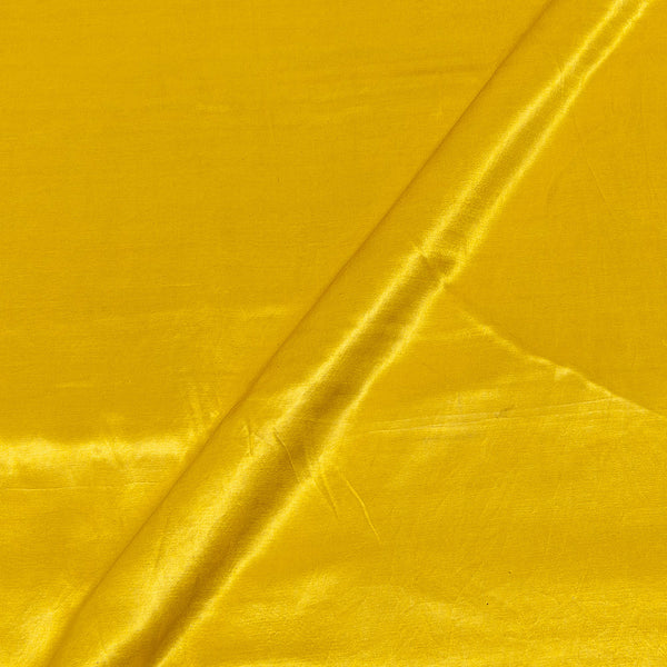 Mashru Gaji Bright Yellow Colour 45 Inches Width Dyed Fabric freeshipping - SourceItRight
