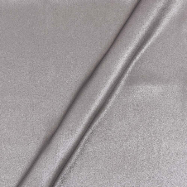 Shimmer Satin Sliver Grey Colour Dyed Poly Fabric - Dry Clean Only freeshipping - SourceItRight