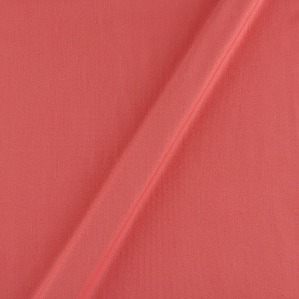 Buy Rayon Peach Pink Colour Plain Dyed Fabric 4077AP Online