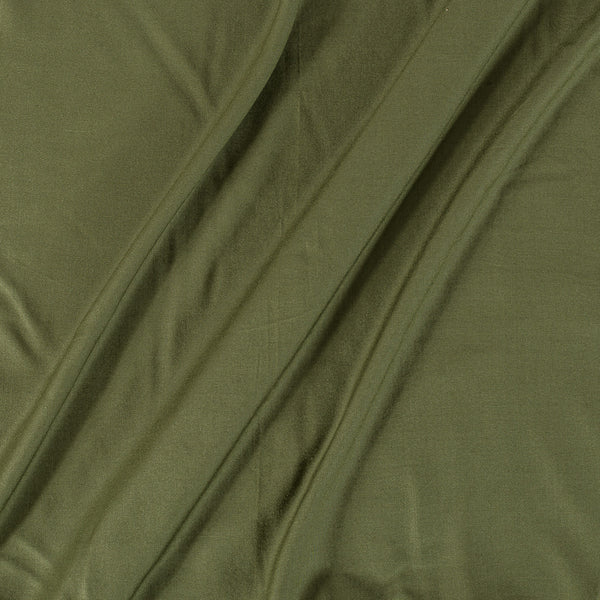 Rayon Army Green Colour Plain Dyed Fabric 4077BA Online