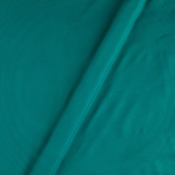 Rayon Teal Blue Colour Plain Dyed Fabric Online 4077BI