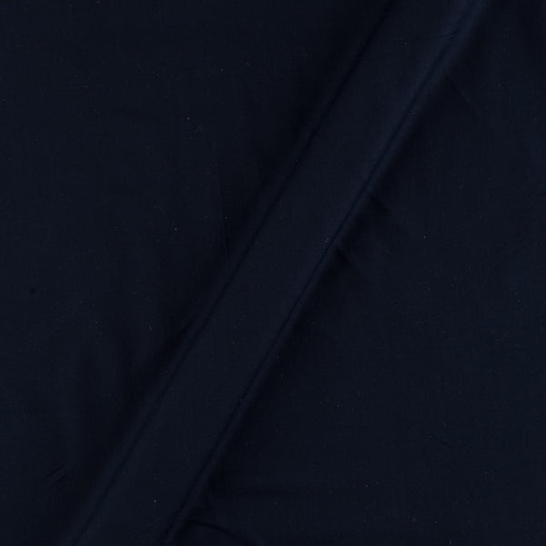 Buy Rayon Midnight Blue Colour Plain Dyed Fabric 4077BT Online