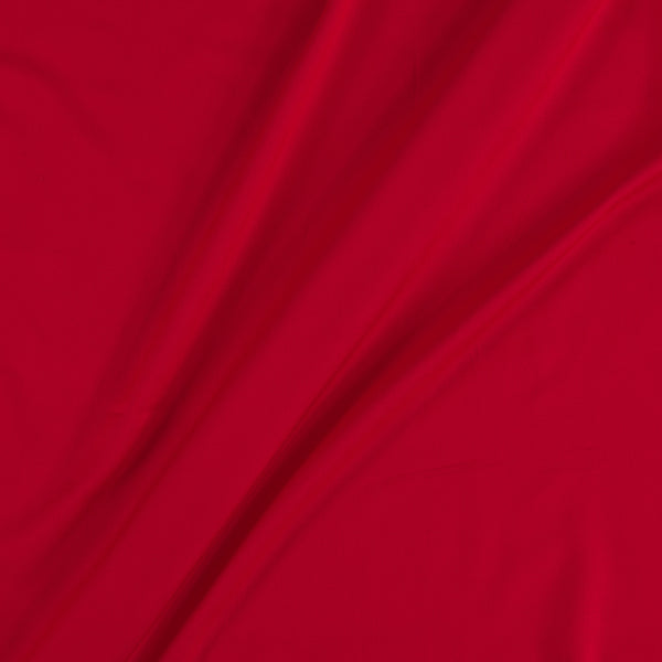 Rayon Poppy Red Colour 42 Inches Width Plain Dyed Fabric freeshipping - SourceItRight