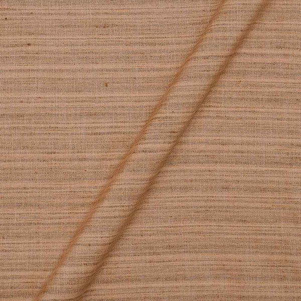 Artificial Matka Silk Beige Colour 43 Inches Width Fabric