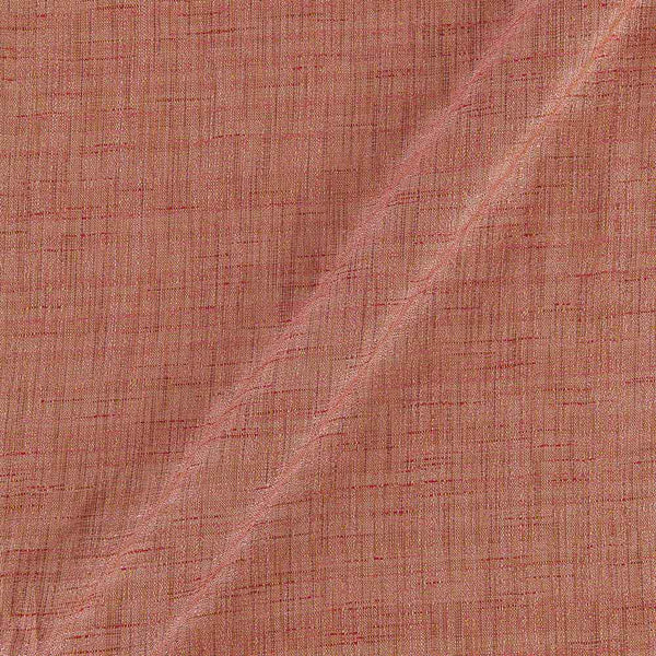 Artificial Matka Silk Carrot Pink Colour 45 Inches Width Plain Fabric freeshipping - SourceItRight